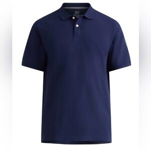 GEORGE Men's XL Navy Blue Pique Polo Shirt Short Sleeve NWT with Tags Collared